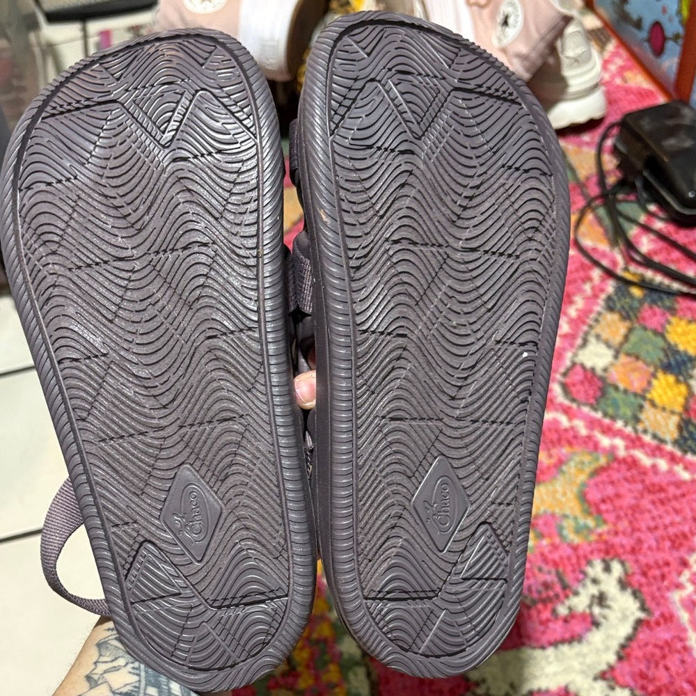 Chaco Adjustable Strap Sandals — Plum - Picture 3 of 4